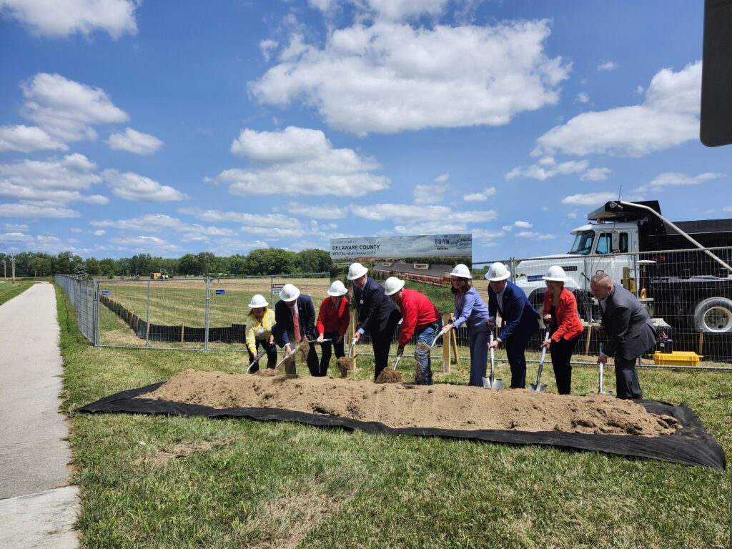 Delaware County Mental Health and Addiction Facility groundbreaking ceremony